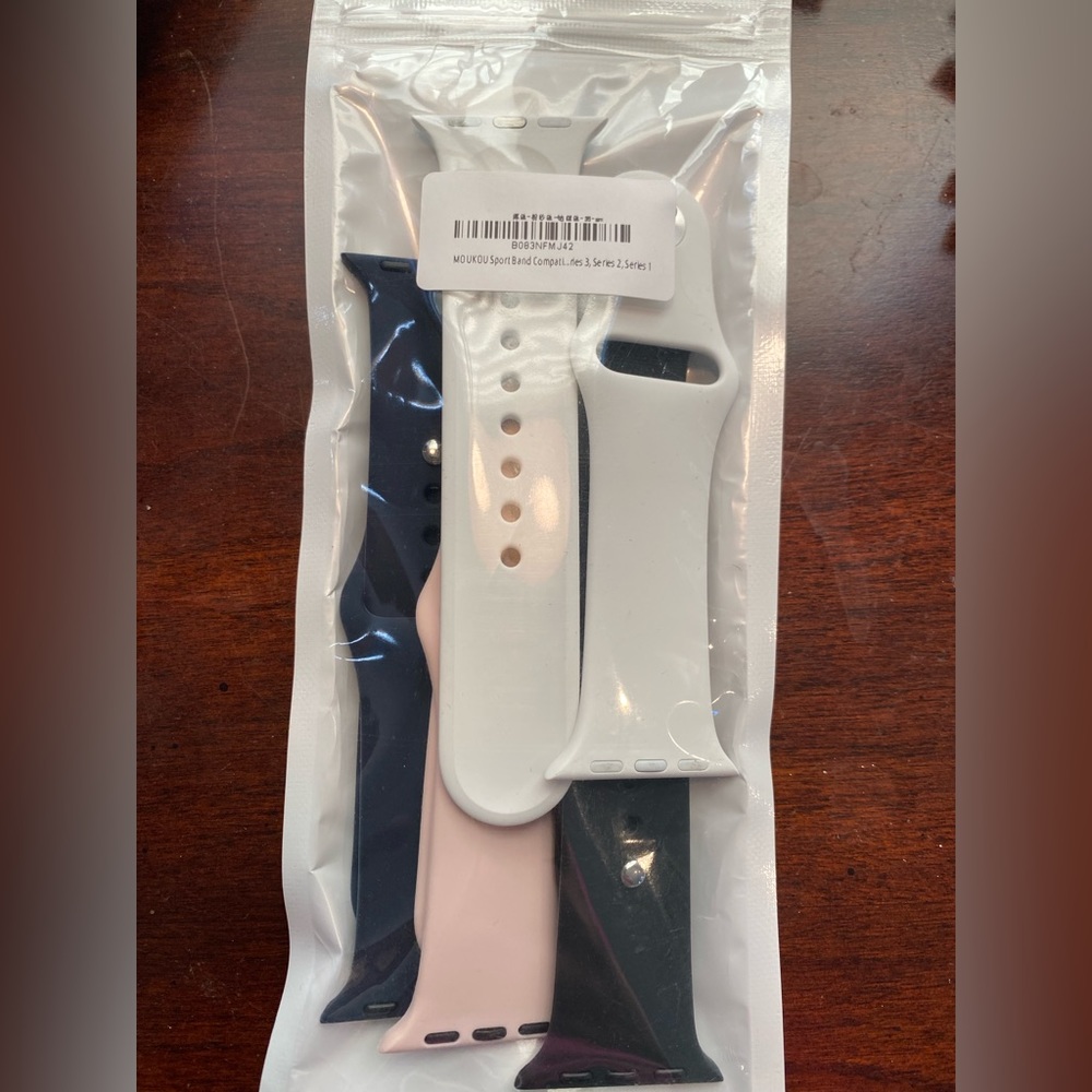 NEW!! Apple Watch sports bands. Set of 4.